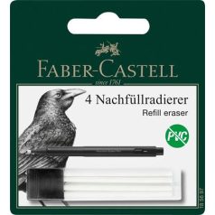   FABER-CASTELL Pótbél precíziós radírstifthez, 4 darabos, FABER-CASTELL