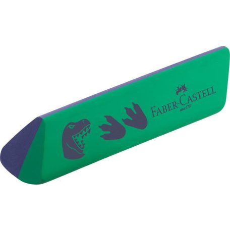 FABER-CASTELL Radír display, háromszögletű, FABER-CASTELL, dinoszaurusz