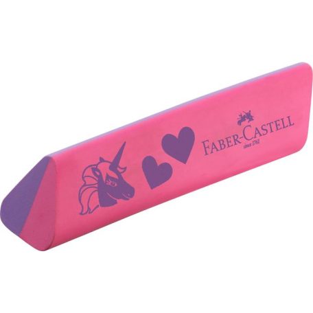 FABER-CASTELL Radír display, háromszögletű, FABER-CASTELL, unikornis