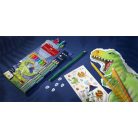 FABER-CASTELL Színes ceruza készlet, háromszögletű, FABER-CASTELL "Grip Dinoszaurusz" 10+3 különböző szín