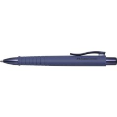  FABER-CASTELL Golyóstoll, 1 mm, XB, nyomógombos tolltest, kék alkonyat tolltest, FABER-CASTELL "Poly Ball Urban", kék