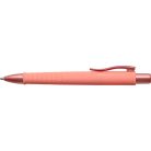 FABER-CASTELL Golyóstoll, 1 mm, XB, nyomógombos tolltest, korallpiros tolltest, FABER-CASTELL "Poly Ball Urban", kék