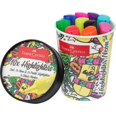   FABER-CASTELL Szövegkiemelő, 1-5 mm, FABER-CASTELL "Textliner 46", 10 különböző szín