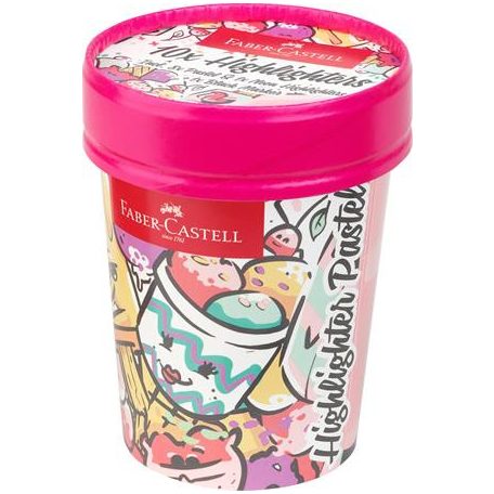 FABER-CASTELL Szövegkiemelő, 1-5 mm, FABER-CASTELL "Textliner 46", 10 különböző pasztell szín