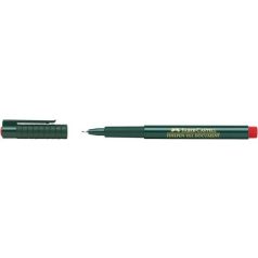   FABER-CASTELL Tűfilc, 0,4 mm, FABER-CASTELL "Finepen 1511", piros
