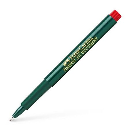FABER-CASTELL Tűfilc, 0,4 mm, FABER-CASTELL "Finepen 1511", piros