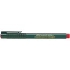 FABER-CASTELL Tűfilc, 0,4 mm, FABER-CASTELL "Finepen 1511", piros