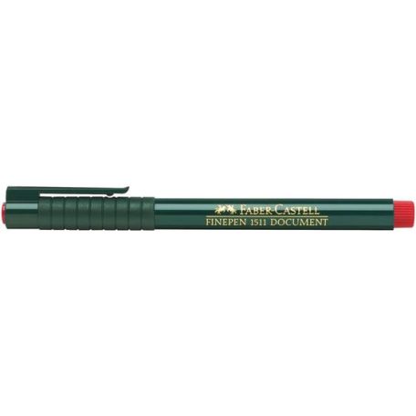 FABER-CASTELL Tűfilc, 0,4 mm, FABER-CASTELL "Finepen 1511", piros