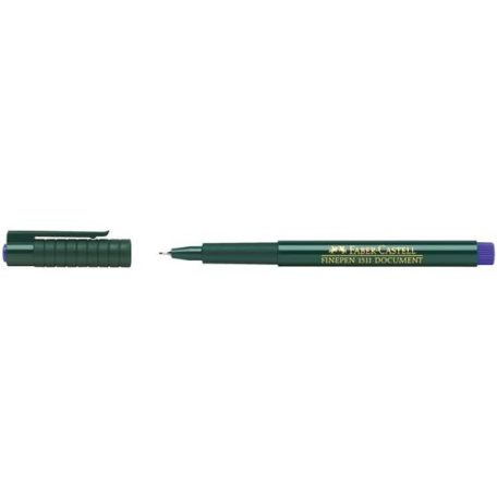 FABER-CASTELL Tűfilc, 0,4 mm, FABER-CASTELL "Finepen 1511", kék