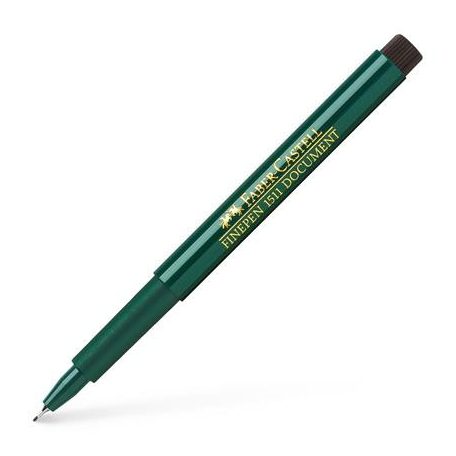 FABER-CASTELL Tűfilc, 0,4 mm, FABER-CASTELL "Finepen 1511", fekete