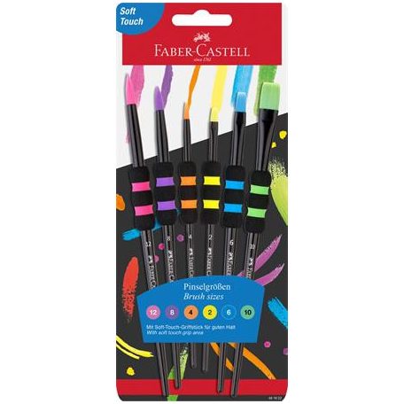 FABER-CASTELL Ecsetkészlet, no. 2-4-6-8-10-12, FABER-CASTELL