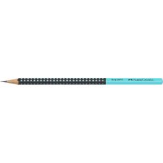   FABER-CASTELL Grafitceruza, HB, háromszögletű, FABER-CASTELL "Grip 2001", fekete, türkiz