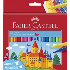   FABER-CASTELL Filctoll készlet, FABER-CASTELL, 36 különböző szín "Castle"