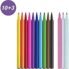 FABER-CASTELL Filctoll készlet, FABER-CASTELL "Unikornis" 10 különböző szín + 3 csillámos