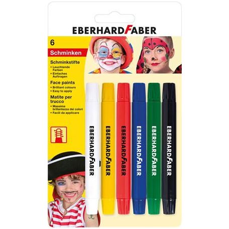 EBERHARDFABER Arcfesték, EBERHARD-FABER, csavarható, 6 különböző szín