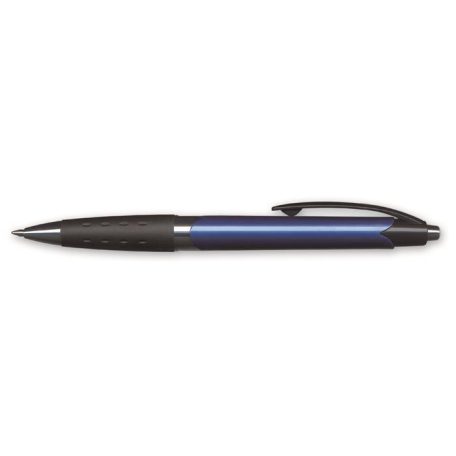 GRANIT Golyóstoll, 0,4 mm, nyomógombos, vegyes színű test, GRANIT "D510", kék