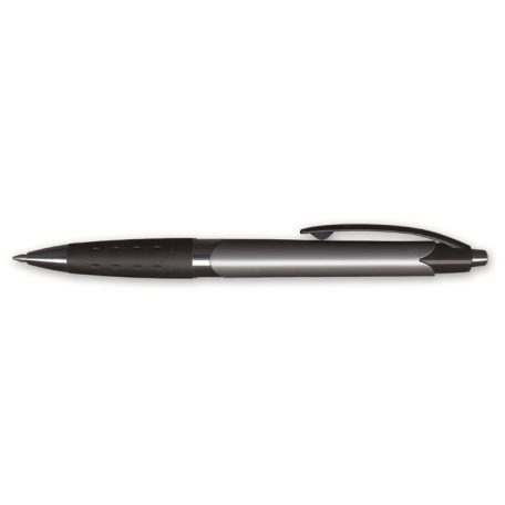 GRANIT Golyóstoll, 0,4 mm, nyomógombos, vegyes színű test, GRANIT "D510", kék