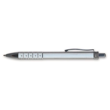 GRANIT Golyóstoll, 0,6 mm, nyomógombos, vegyes színű fogórész, GRANIT "D550", kék