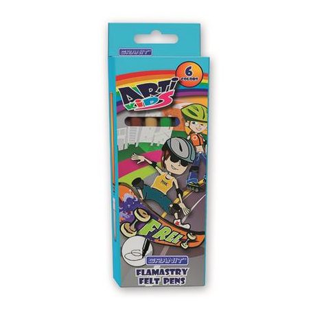 GRANIT Filctoll készlet, GRANIT "Arti Kids", 6 különböző szín