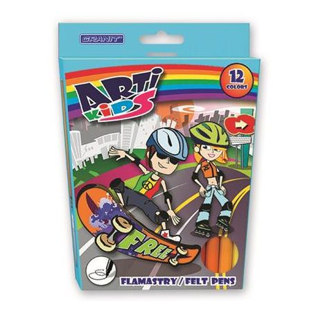 GRANIT Filctoll készlet, GRANIT "Arti Kids", 12 különböző szín