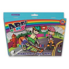   GRANIT Filctoll készlet, GRANIT "Arti Kids", 24 különböző szín