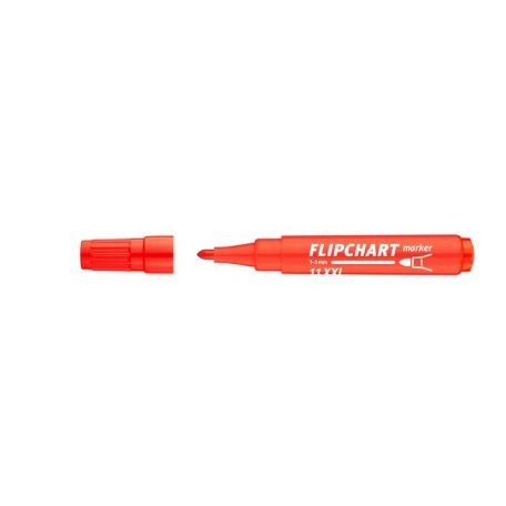 ICO Flipchart marker, 1-3 mm, kúpos, ICO "Artip 11 XXL", piros