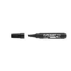   ICO Flipchart marker, 1-4 mm, vágott, ICO "Artip 12 XXL", fekete