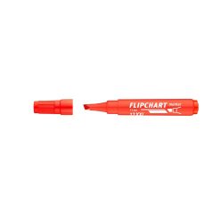   ICO Flipchart marker, 1-4 mm, vágott, ICO "Artip 12 XXL", piros