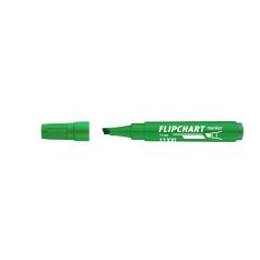   ICO Flipchart marker, 1-4 mm, vágott, ICO "Artip 12 XXL", zöld