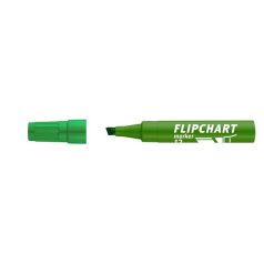   ICO Flipchart marker, 1-4 mm, vágott, ICO "Artip 12 ", zöld