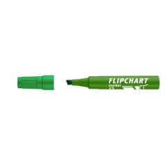   ICO Flipchart marker, 1-4 mm, vágott, ICO "Artip 12 ", zöld