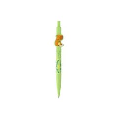   ICO Golyóstoll, 0,8 mm, nyomógombos,  ICO "Capybara", pasztell zöld
