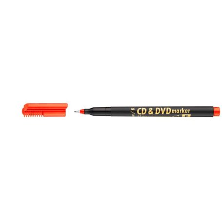 ICO Alkoholos marker, CD/DVD, 0,5 mm, ICO, piros