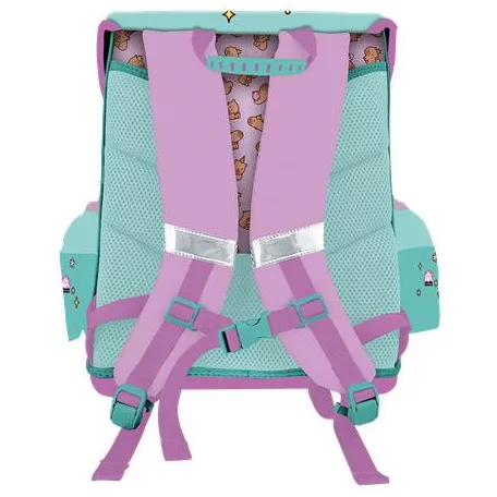 LIZZYSULI Iskolatáska, cipzáras, 1-2. osztályos, LIZZYSULI "Lollipop", Capybara