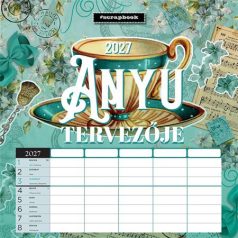   LIZZYCALENDAR Falinaptár, 29x29 cm, LIZZYCALENDAR "Anyu tervezője Scrapbook Style"