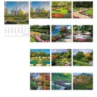 LIZZYCALENDAR Falinaptár, A4, LIZZYCALENDAR "Díszkertek"