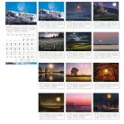 LIZZYCALENDAR Falinaptár, 29x29 cm, LIZZYCALENDAR "Hold", asztrológiai