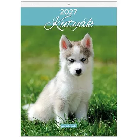 LIZZYCALENDAR Falinaptár, A4, LIZZYCALENDAR "Kutyák"
