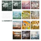 LIZZYCALENDAR Falinaptár, 29x29 cm, LIZZYCALENDAR "Motiváció"