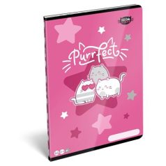   LIZZYSULI Füzet, tűzött, A4, kockás, 32 lap LIZZYSULI, "Kit tok Stars Purrfect"