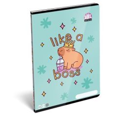   LIZZYSULI Füzet, tűzött, A4, kockás, 32 lap LIZZYSULI, "Lollipop Capybara"
