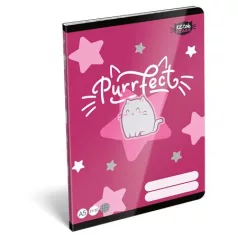   LIZZYSULI Füzet, tűzött, A5, kockás, 32 lap, LIZZYSULI, "Kit tok Stars Purrfect", "27-32"