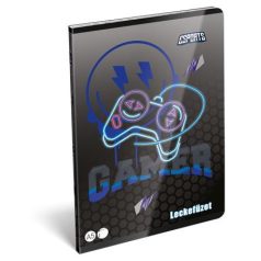   LIZZYSULI Füzet, tűzött, A5, lecke, 40 lap, LIZZYSULI, "Esport Gamer on Duty"