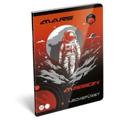   LIZZYSULI Füzet, tűzött, A5, lecke, 40 lap, LIZZYSULI, "Mars Mission"