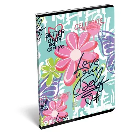LIZZYSULI Füzet, tűzött, A4, sima, 32 lap LIZZYSULI, "Cornell Love"