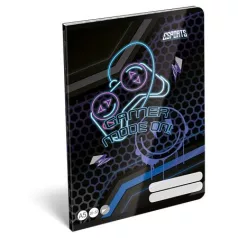   LIZZYSULI Füzet, tűzött, A5, sima, 32 lap, LIZZYSULI, "Esport, Gamer on Duty","20-32"
