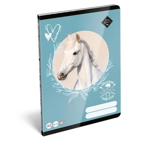 LIZZYSULI Füzet, tűzött, A5, sima, 32 lap LIZZYSULI, "Wild Beauty, Sport Club", "20-32"