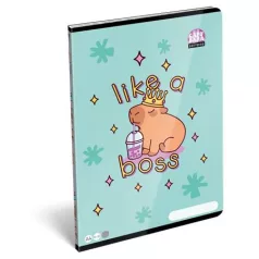   LIZZYSULI Füzet, tűzött, A4, vonalas, 32 lap, LIZZYSULI, "Lollipop Capybara"