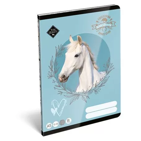 LIZZYSULI Füzet, tűzött, A5, vonalas, 32 lap, 3. osztály, LIZZYSULI,"Wild Beauty, Sport Club","12-32"