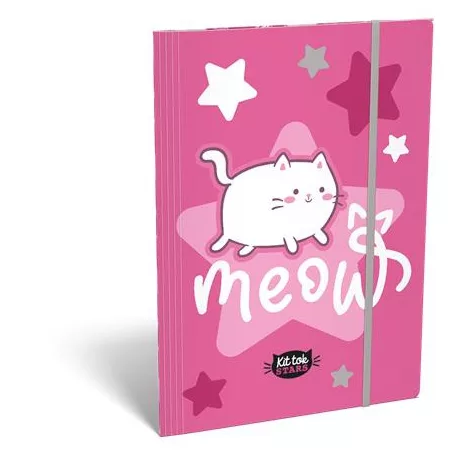 LIZZYSULI Gumis mappa, karton, A4, LIZZYSULI, "Kit tok Stars Purrfect"
